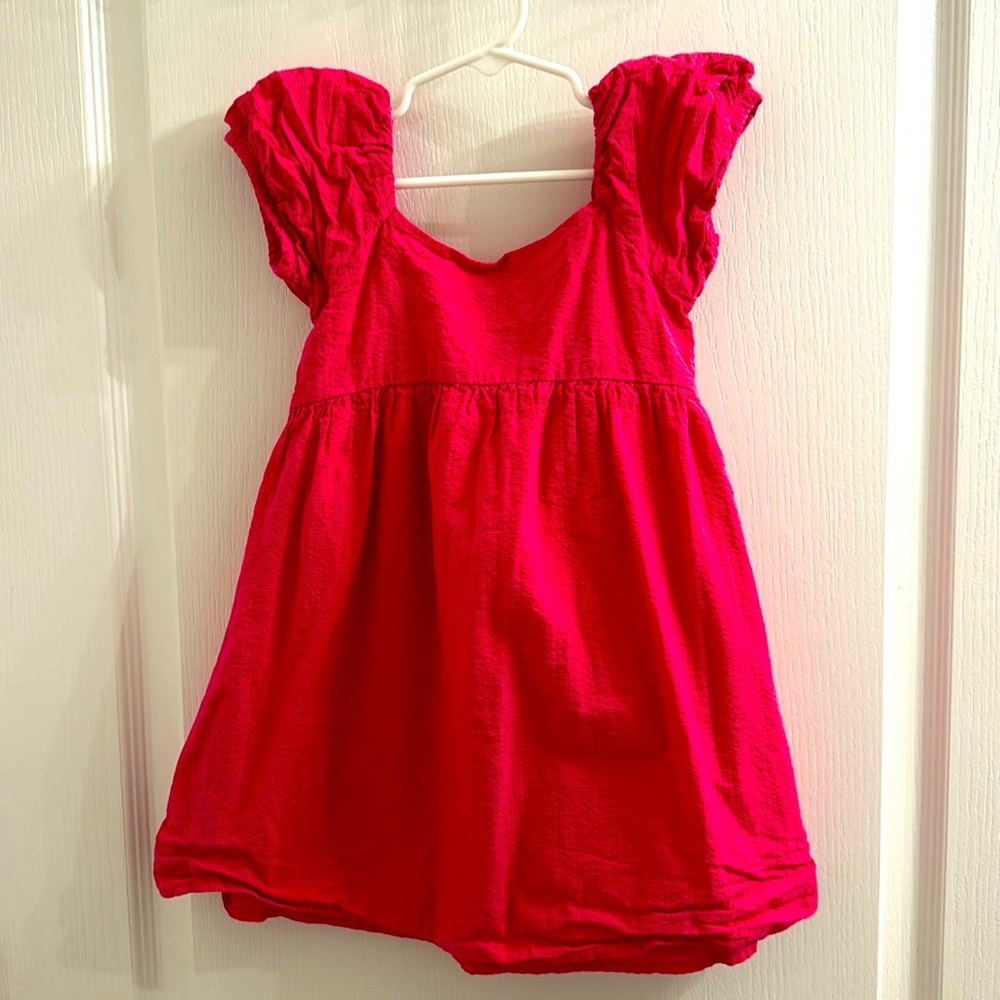 Pre loved but great condition- Janie and Jack pink dress SZ 4